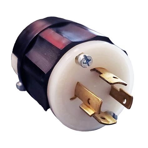 leviton   amp  volt  pole locking plug