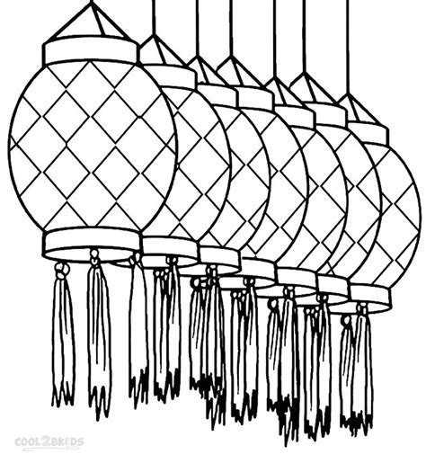 chinese  year lantern coloring pages