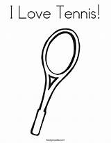 Tennis Coloring Cool Racket Court Drawing Favorites Login Add Print Getdrawings Twistynoodle sketch template