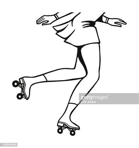roller skates high res illustrations getty images