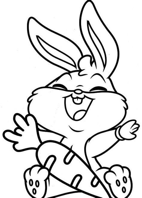 baby bunny coloring pages  getdrawings