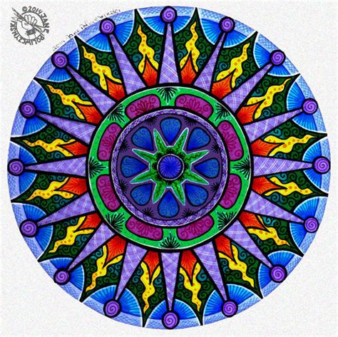 monday mandala  myrret  deviantart