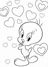 Coloring Pages Tweety Bird Disney Sheets Kids Drawings Girls Template Fun Colouring Cartoons Para Adult Printable Easy Desenhos Books Colorir sketch template