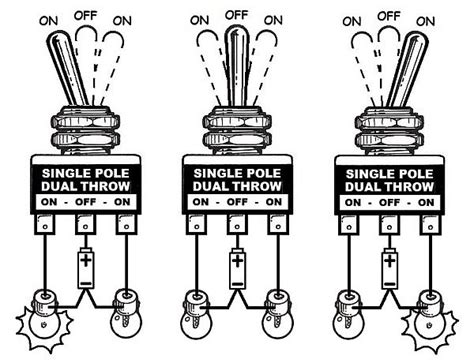 pole toggle switch diagram