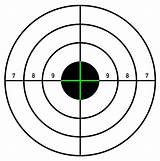 Targets Pistol Archery Airgun Target Bullseye Calendartomap sketch template