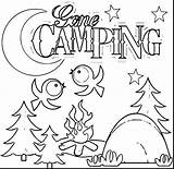 Camping Coloring Pages Preschool Clipart Clip Scout Girl Printable Library Cliparts sketch template