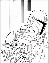 Yoda Mandalorian Ioda Gostar Imprima Educativas Pretende Brincadeiras Criar Faça Você Poplembrancinhas sketch template