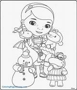 Coloring Doc Mcstuffins Pages Getcolorings Jessie sketch template