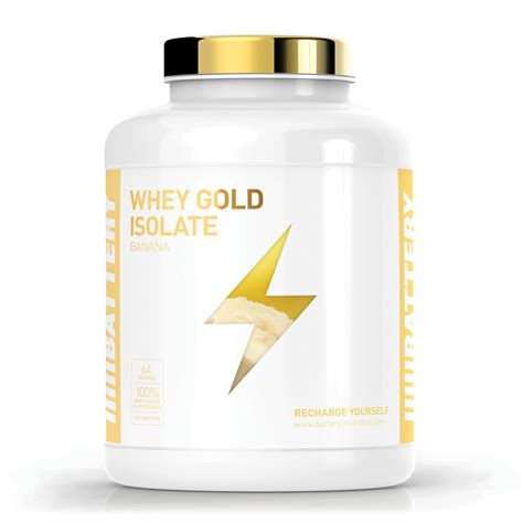 whey gold isolate battery nutrition