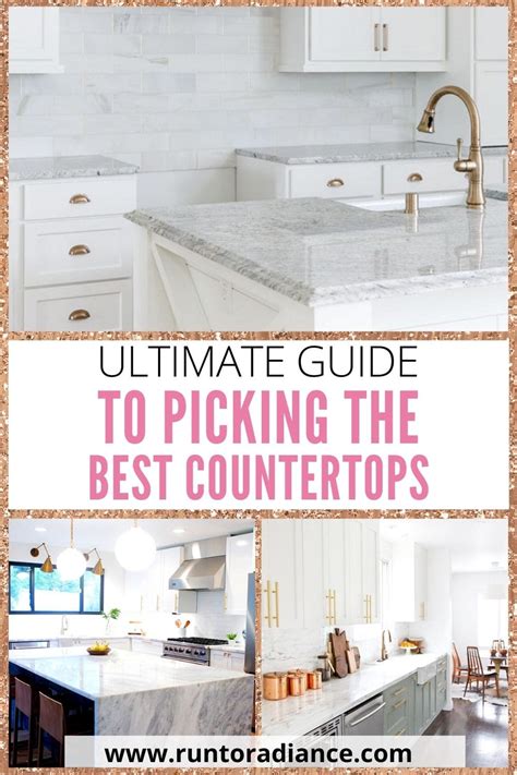 pick   kitchen countertops  ultimate guide
