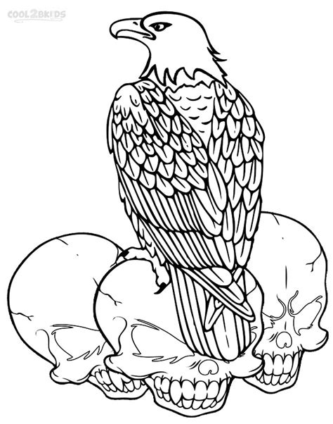printable bald eagle coloring pages  kids coolbkids