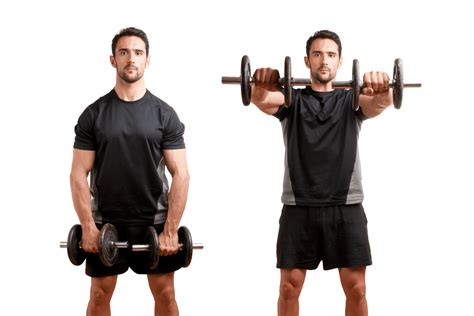 dumbbell front raise   muscles worked benefits horton barbell