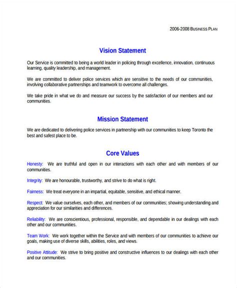 business statement  examples format  examples