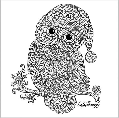 owl zentangle chibi coloring pages pattern coloring pages printable