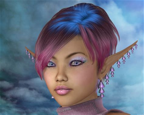 Desktop Wallpapers Elf Girls Fantasy 3d Graphics