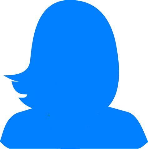 Blue Woman Silhouette Clip Art At Vector Clip Art Online