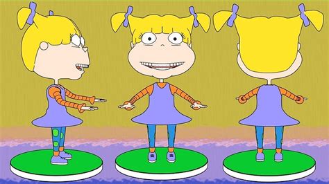 rugrats angelica pickles 3d cgtrader