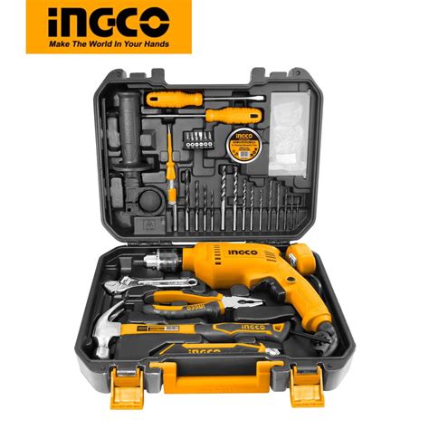 ingco  pcs  drill kit super tools bangladesh