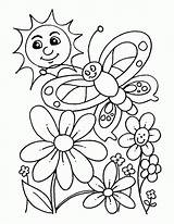 Coloring Spring Pages First Popular sketch template