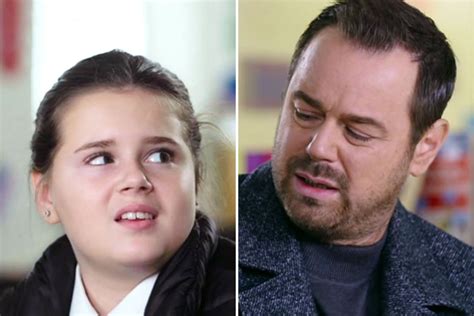 danny dyer s daughter 11 looks disgusted as he calls himself a