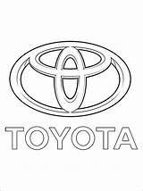 Toyota Coloring Pages Logo Car Printable Logos Drawing Brand Emblem Print Para Getcolorings Colorear Brands Kids Dibujos Color Getdrawings Automobiles sketch template