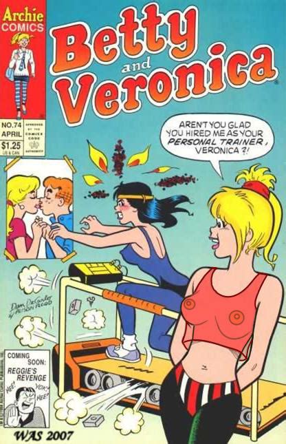 rule 34 2girls archie comics betty and veronica betty cooper black hair blonde hair see