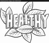 Healthy Coloring Food Health Pages Drawing Body Related Sketch Color Printable Habits Getcolorings Getdrawings Print Pag sketch template