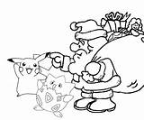 Pokemon Christmas Coloring Pages Pikachu Krookodile Santa Sheets Hat Merry Printable Color Print Getcolorings Excadrill Holidays Template Incredible sketch template
