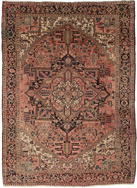 vintage persian heriz wool rug  exclusive oriental rugs