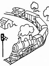 Bnsf Trains sketch template
