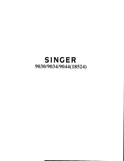 singer  parts list   manualslib