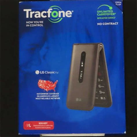 Tracfone Straight Talk Lg Classic Flip 8gb 4g Lte Slate Gray
