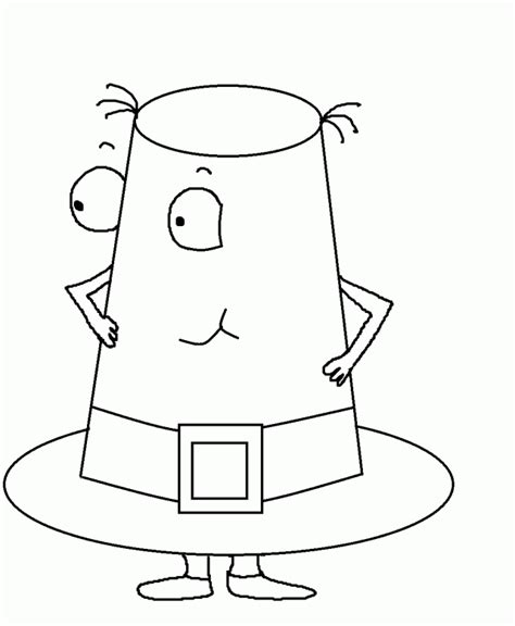 pilgrim hat coloring page coloring home