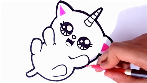 cat   draw drawing coloring cat kids youtube