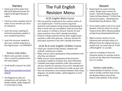 english revision links ballyclare high school