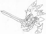 Excalibur Sonic Coloring Pages Drawing Sketch Armor Template Getdrawings Deviantart sketch template