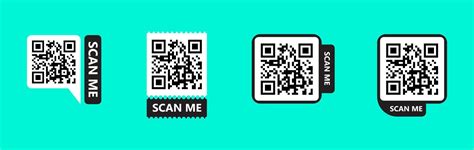 scan  qr code template qr code frame vector set  mobile apps payment apps