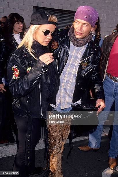 Pamela Anderson And Brett Michaels Photos And Premium High Res Pictures
