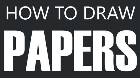 draw paper sheet  paper drawing white papers youtube