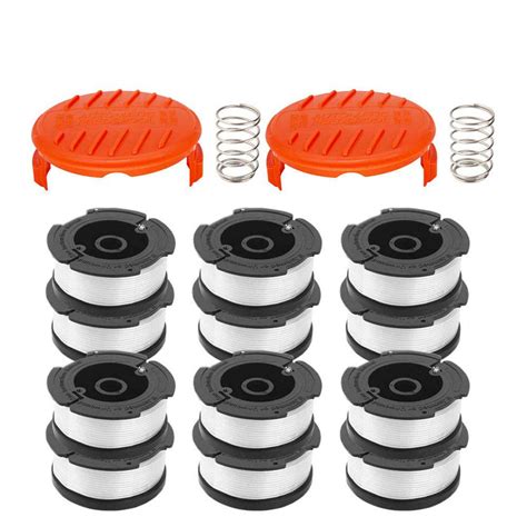 pack weed eater replacement spools  blackdecker af  string trimmer spools refills