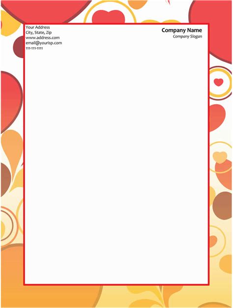 printable stationery templates  word printable templates