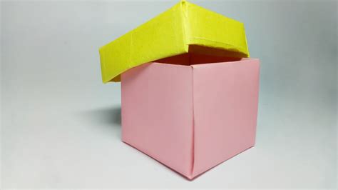paper box paper box easy origami paper box  opens