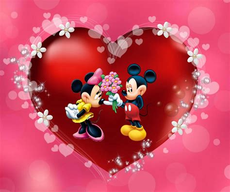 mickey mouse valentines day wallpapers wallpaper cave