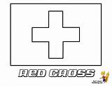Coloring Flag Cross Red Swiss Pages Color Flags American Yescoloring Printout International Photograph Kids Official Match Designlooter Territories Too Coloringpage sketch template