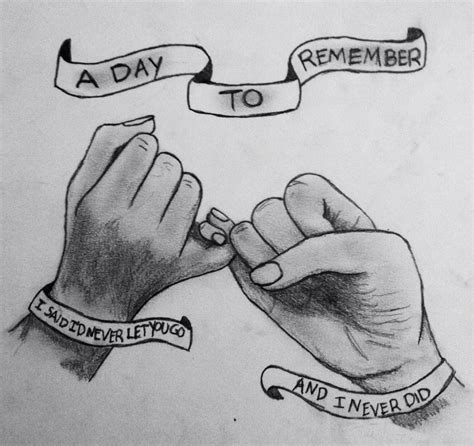 A Day To Remember Lyric Art Taylor Drawings Of Friends
