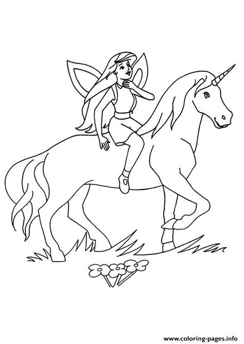 fairy  unicorn unicorn coloring page printable