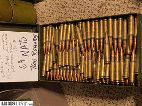 armslist for sale ammo ammunition 308 223 5 56 40 45 9mm 357