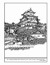Osaka Himeji sketch template