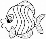 Fish Coloring Pages Preschool Printable Animals Animal Painting Other Click sketch template