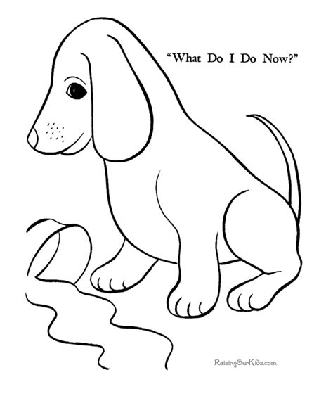 printable animal coloring pages dogs  puppies